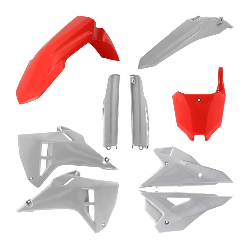 ACERBIS PLASTIC KIT FULL RED/GREY