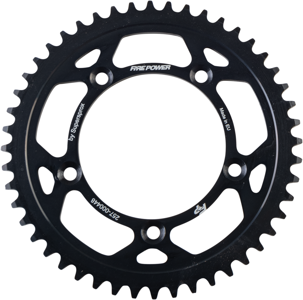 FIRE POWER REAR SPROCKET STEEL 48T BLK