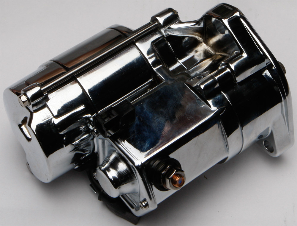 ALL BALLS BIG TWIN STARTER 1.4KW CHROME 10-32 SHAFT