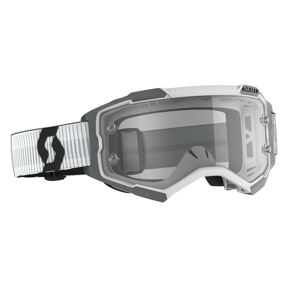 Scott Fury Goggle — White/Grey