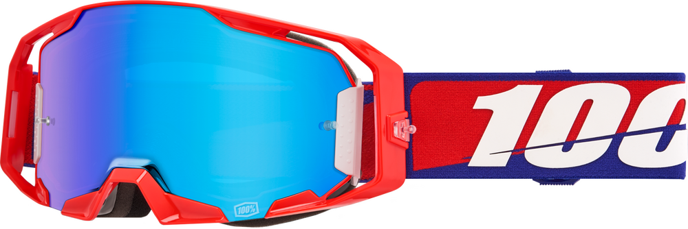 100-PERCENT ARMATIC GOGGLE BEST MIRROR BLUE LENS