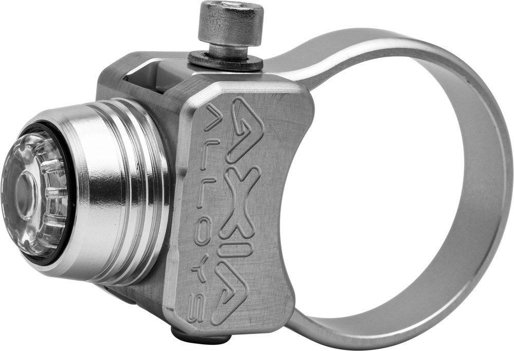 AXIA LED RECHARGEABLE DOME LIGHT SILVER