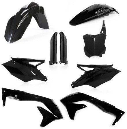ACERBIS FULL PLASTIC KIT BLACK
