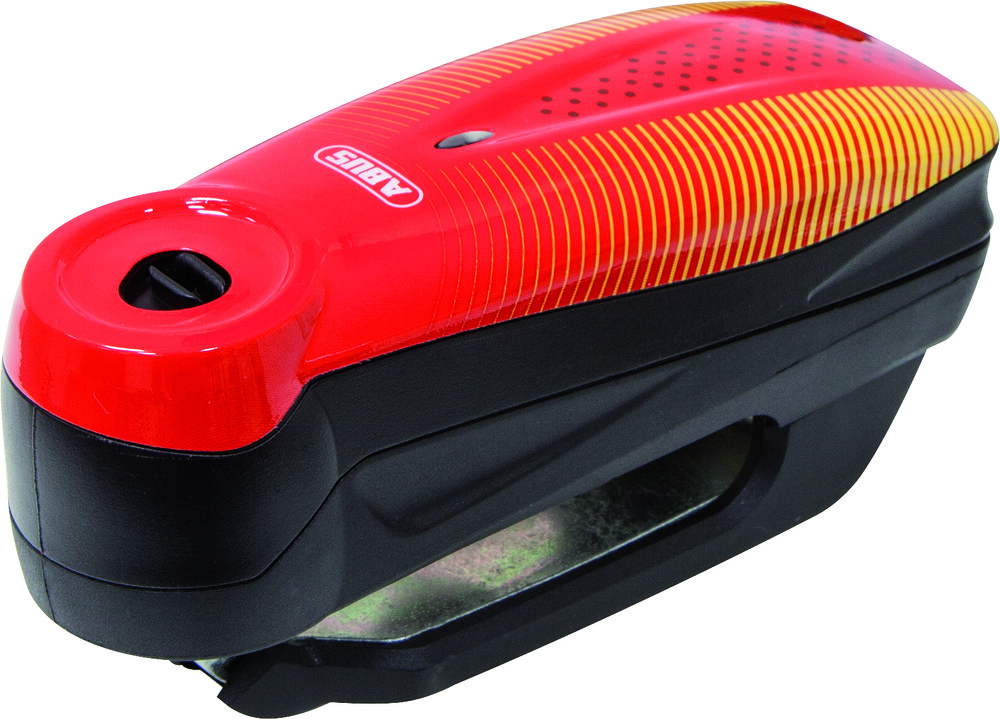 Abus 7000 Rs1 3d Alarm Disc Lock Sonic Red