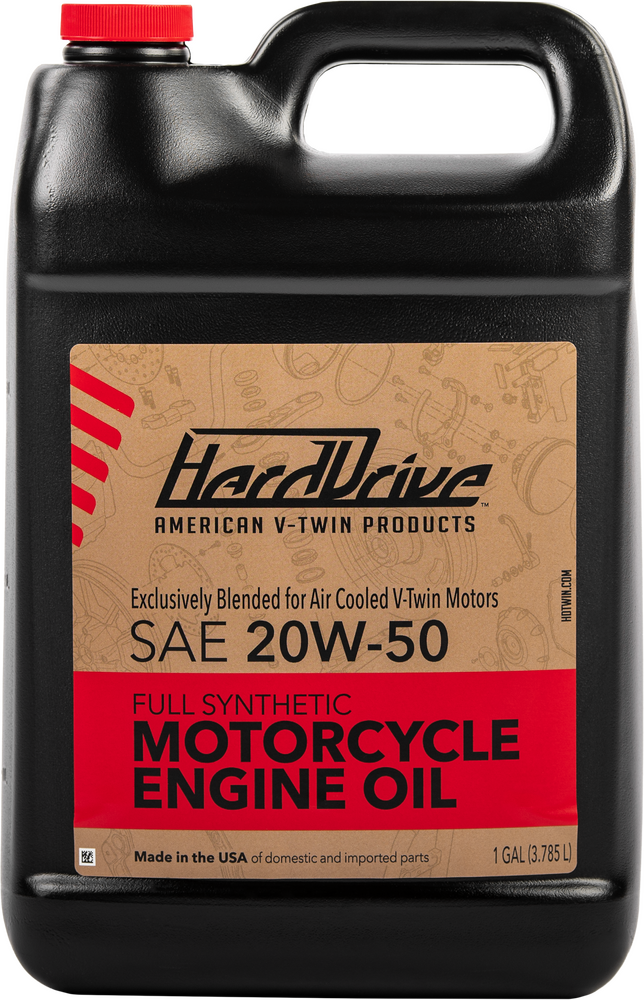 Harddrive Full Syn Engine Oil 20w50 1 Gal (4/Case Sold Ea)