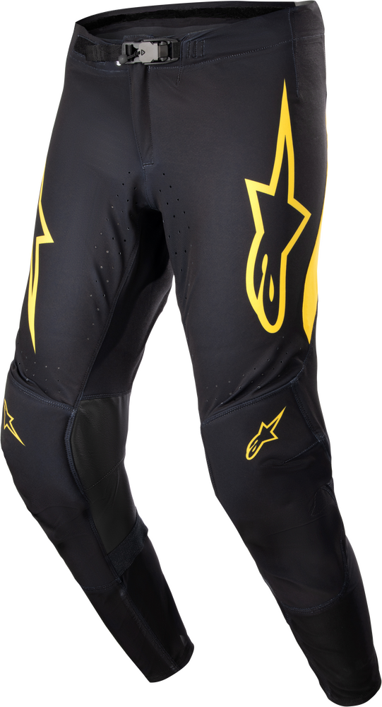 SUPERTECH WARD PANTS BLACK/YELLOW SZ 28