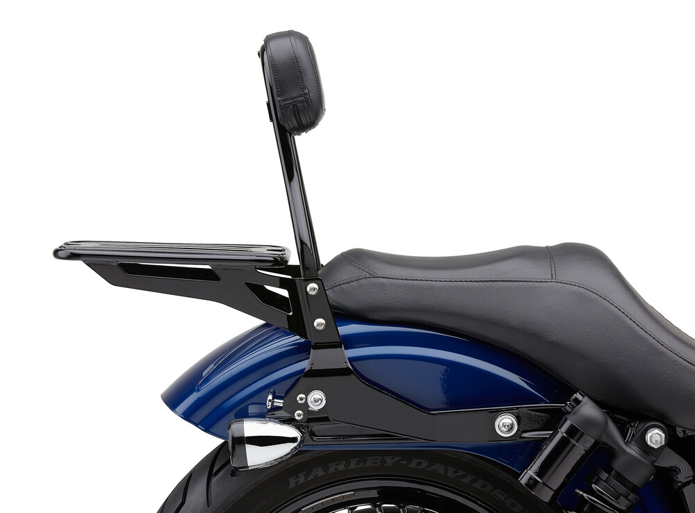 COBRA DETACHABLE BACKREST ROUND BLACK DYNA 06-17