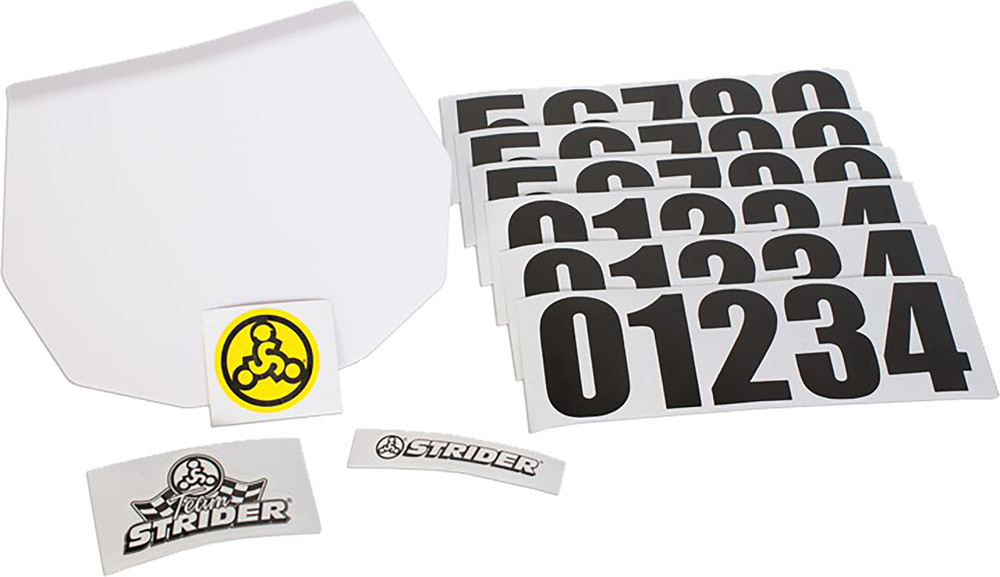 STRIDER NUMBER PLATE KIT REPLACEMENT