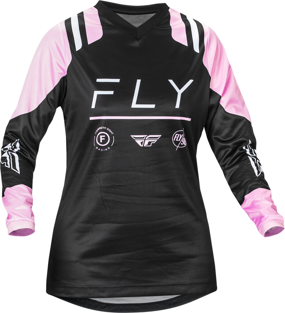 Fly Racing Women's F-16 Jersey — Black/Lavender
