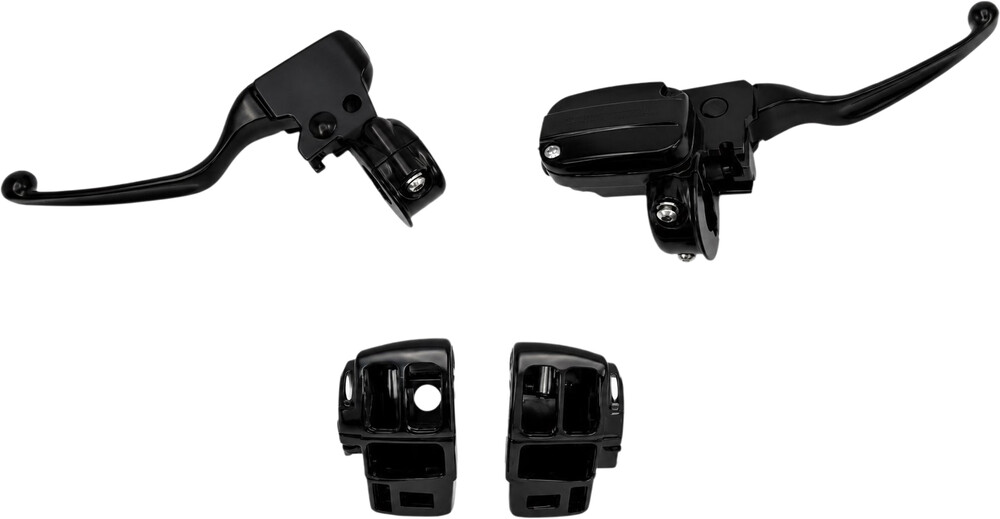 Harddrive Handlebar Control Kit Blk Cbl Clutch `08-13 Flh/T