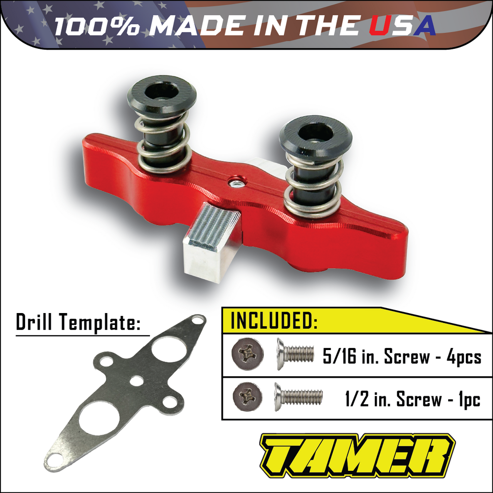 TAMER DOUBLE BUTTON X-WING RED