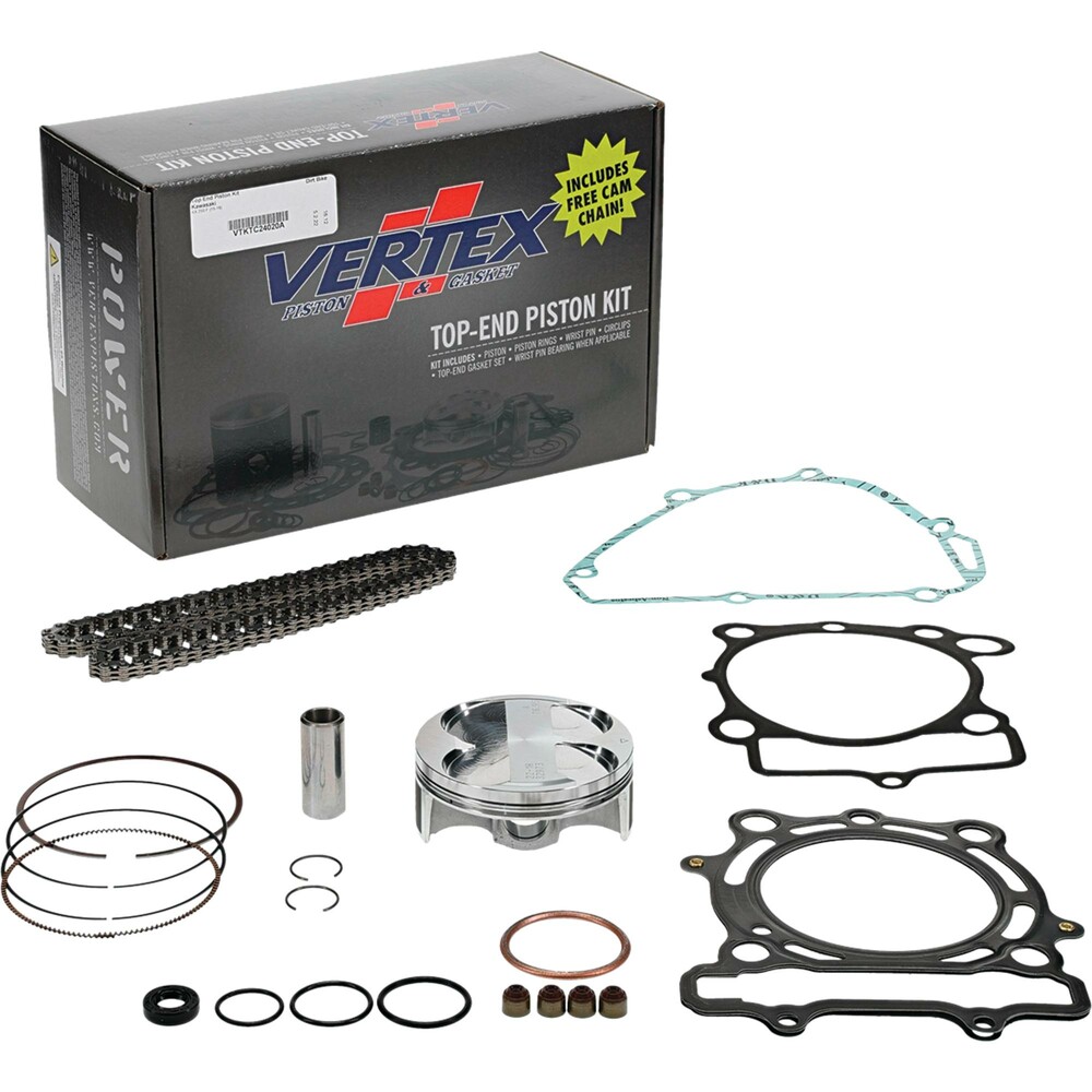 VERTEX TOP END KIT FORGED 76.95/STD 13.8:1 KAW