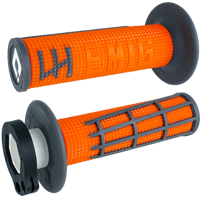 ODI EMIG 2.0 - V2 LOCK-ON GRIP ORANGE/GRAPHITE