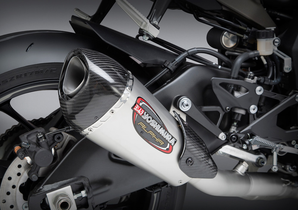 YOSHIMURA EXHAUST RACE ALPHA-T SLIP-ON SS-SS-CF WORKS