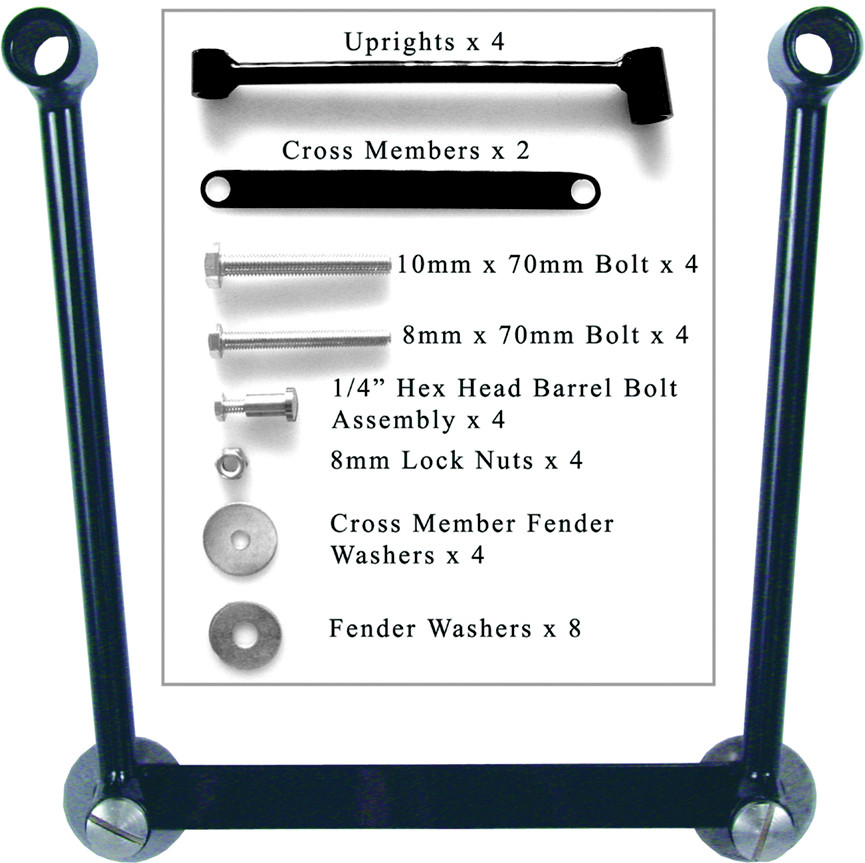 WILLIE & MAX UNIVERSAL HARD MOUNT KIT PAIR