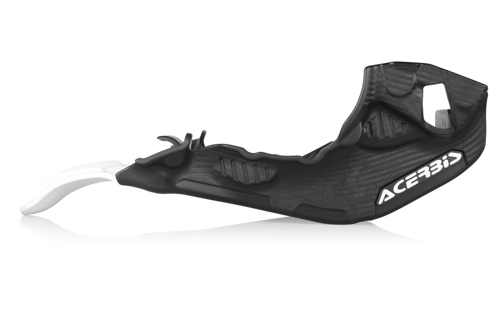 ACERBIS SKID PLATE W/LINKAGE GUARD BLACK/WHITE