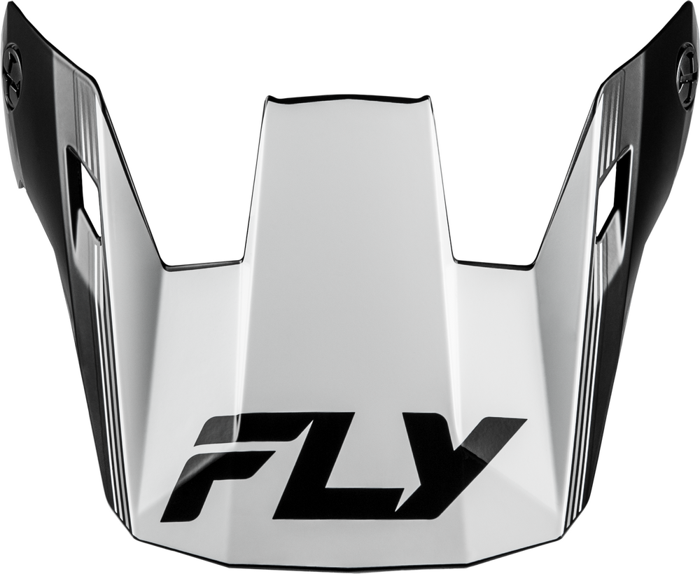 Fly Racing Rayce Repeat Visor (2026) — Black/White