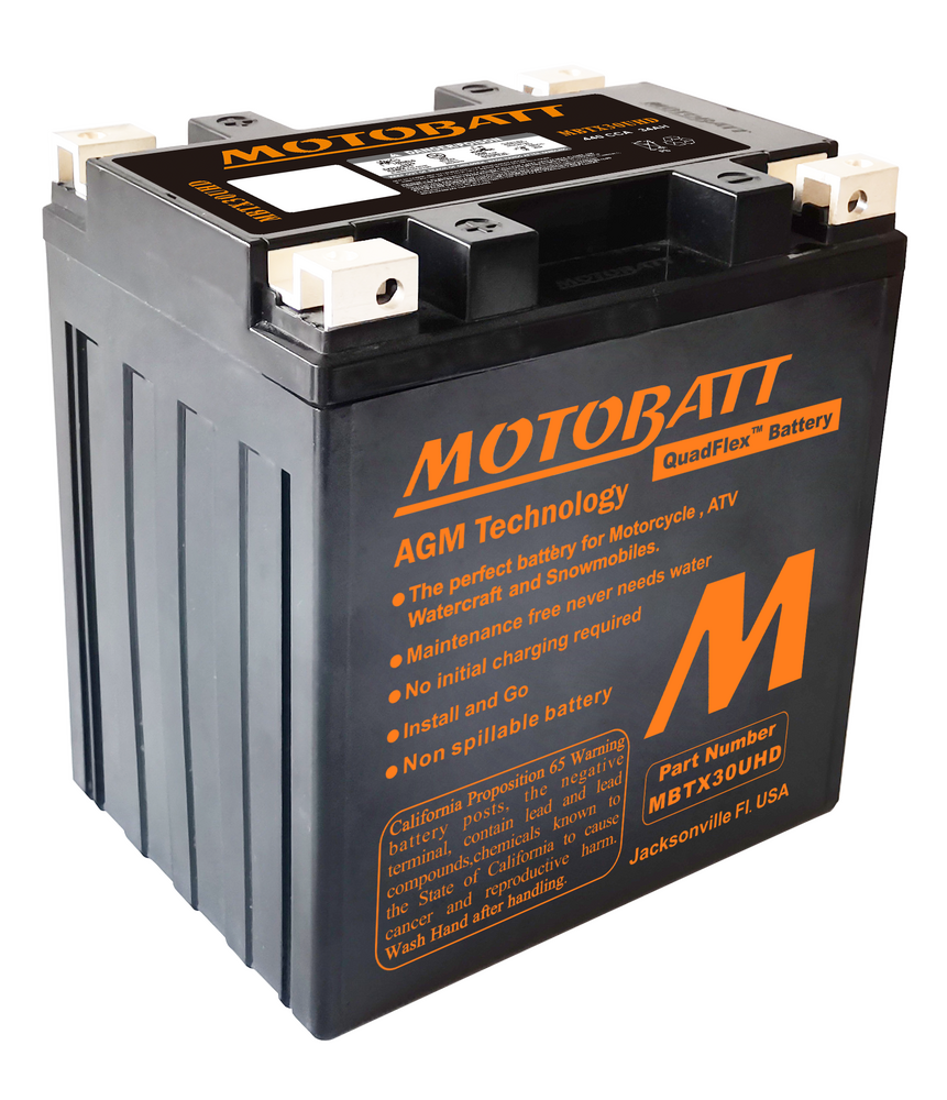 MOTOBATT BATTERY MBTX30U(HD) SEALED FACTORY ACTIVATED