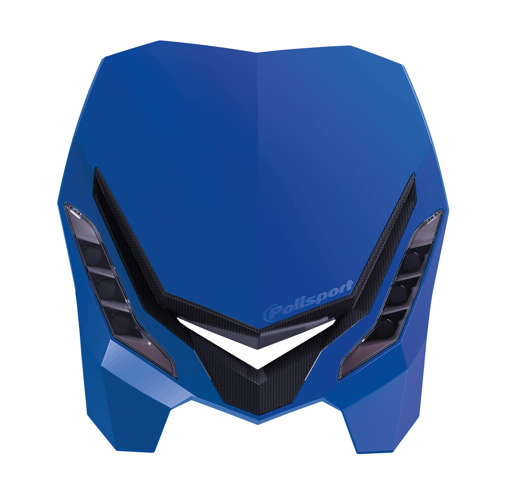 POLISPORT E-BLAZE HEADLIGHT BLUE/BLACK
