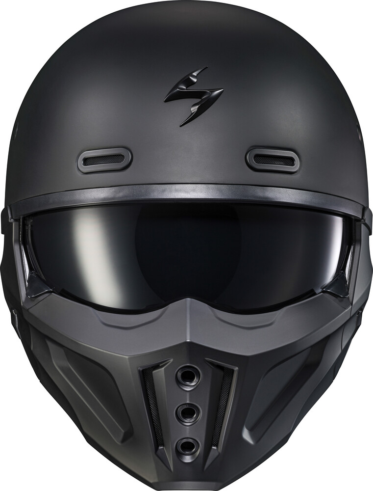 SCORPION EXO COVERT X OPEN-FACE HELMET MATTE BLACK MD