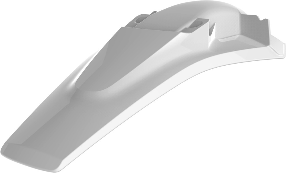 REAR FENDER W/TAILLIGHT TABS WHITE