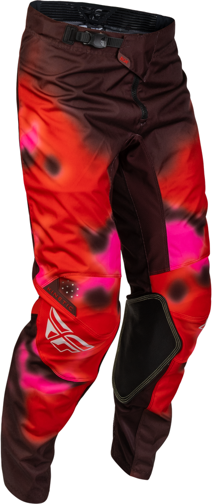 Fly Racing Kinetic Blur Pants (2027) — Red/Maroon