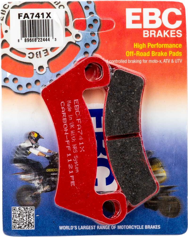 EBC BRAKE PADS FA741X CARBON X SERIES