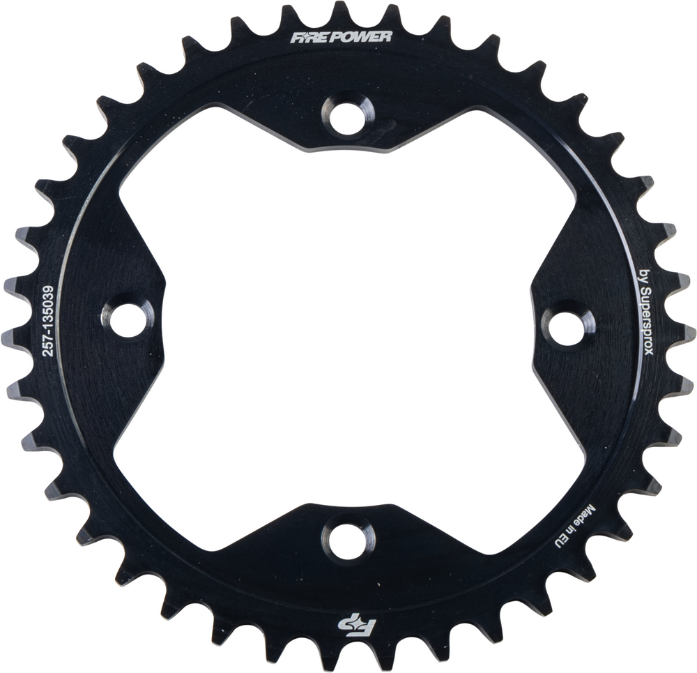 FIRE POWER REAR SPROCKET STEEL 39T BLK