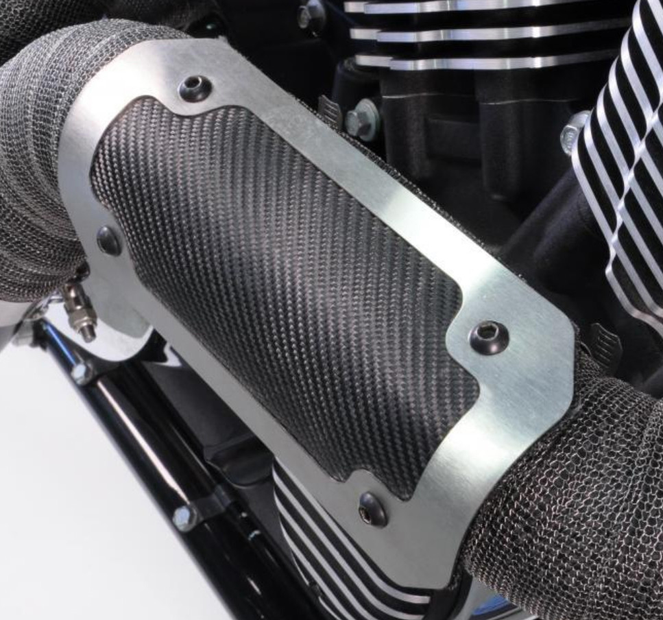 Dei Gen 3 Onyx Heat Shield Brushed/Black 4"X8"
