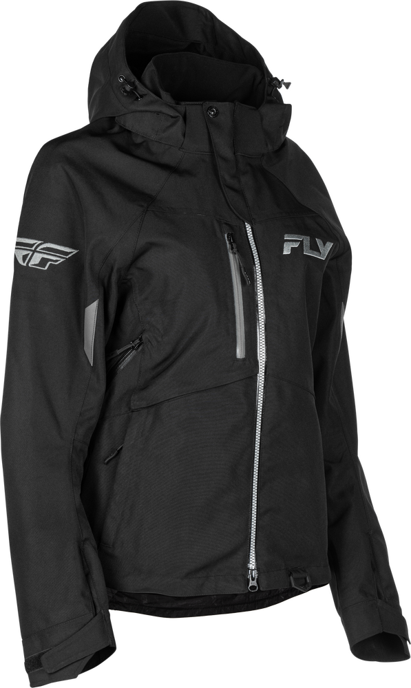 Fly Racing Women’s Carbon Snow Jacket – Waterproof Shell Snowmobile Coat