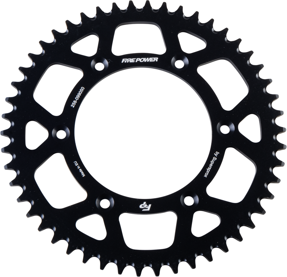 FIRE POWER REAR SPROCKET ALUMINUM 50T BLK