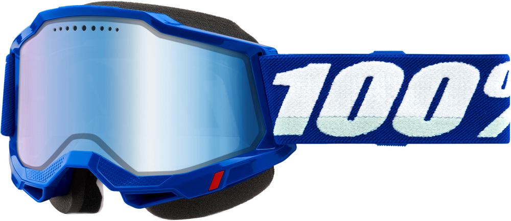 ACCURI 2 SNOWMOBILE GOGGLE BLUE W/ BLUE MIRROR LENS