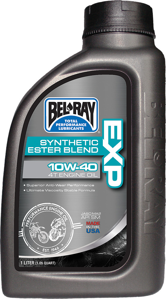 BEL-RAY EXP SYNTHETIC ESTER BLEND 4T ENGINE OIL 10W-40 1L