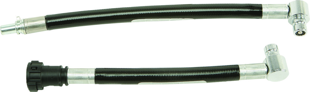GOODRIDGE EFI LINE BLACK COATED FLH 02-06 FXD 04-15 SFTL 01-15