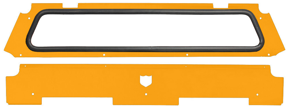 REAR WINDSHIELD ORANGE