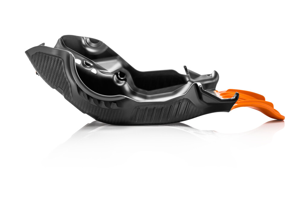 ACERBIS SKID PLATE BLACK/ORANGE