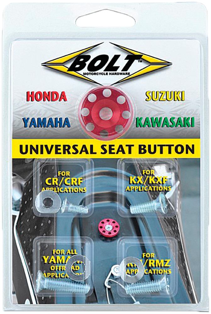 BOLT ANODIZED SEAT BUTTON