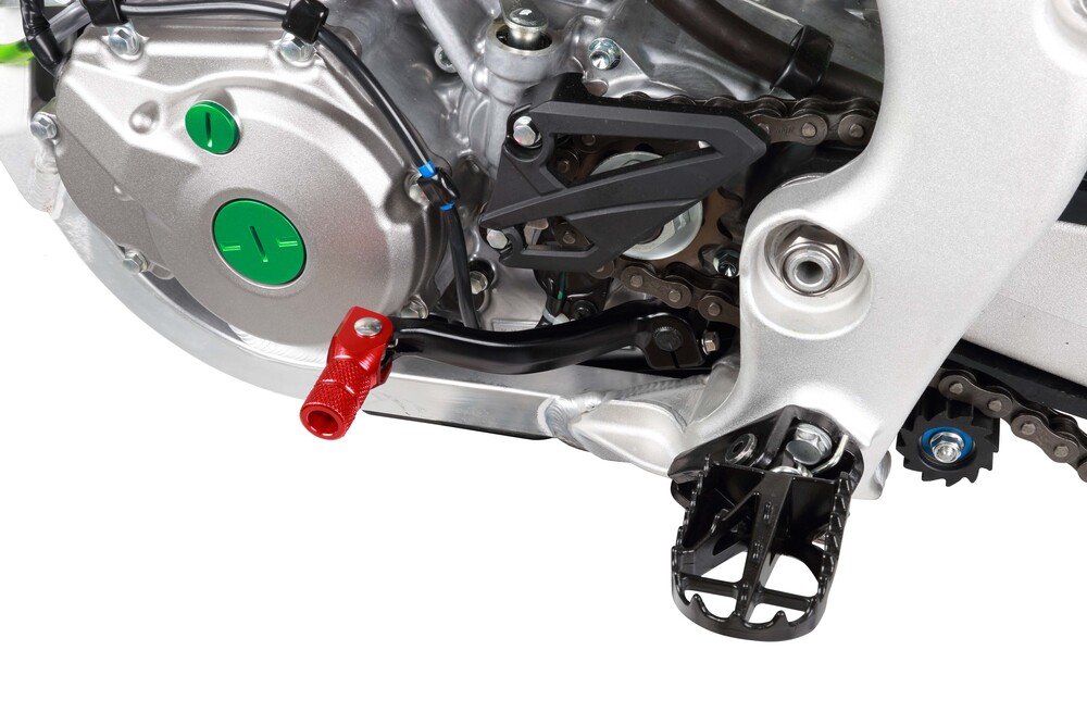 ZETA FORGED SHIFT LEVER RED HON KAW