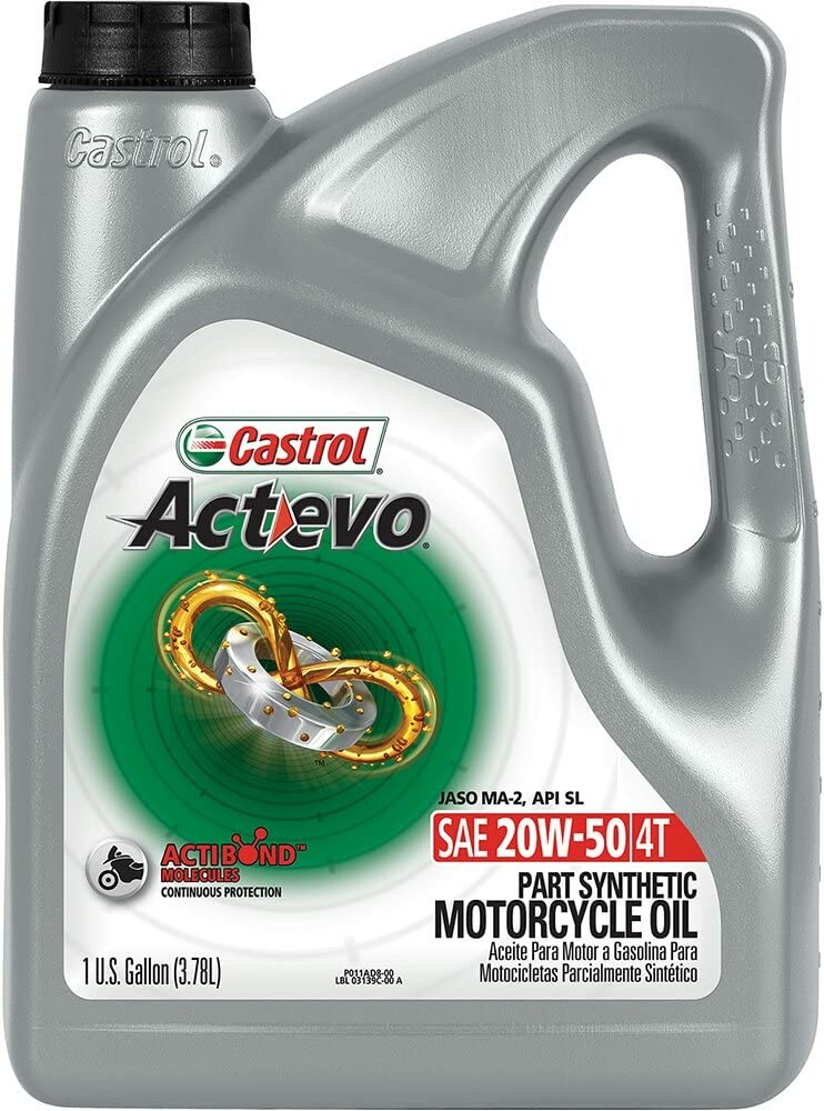 CASTROL ACT>EVO 4T SYNTHETIC BLEND 20W50 1 GAL