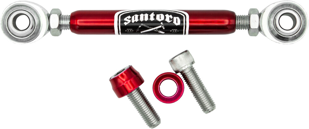 SANTORO FABWORX SHIFT LINKAGE MID-CTRLS RED M8 SOFTAIL