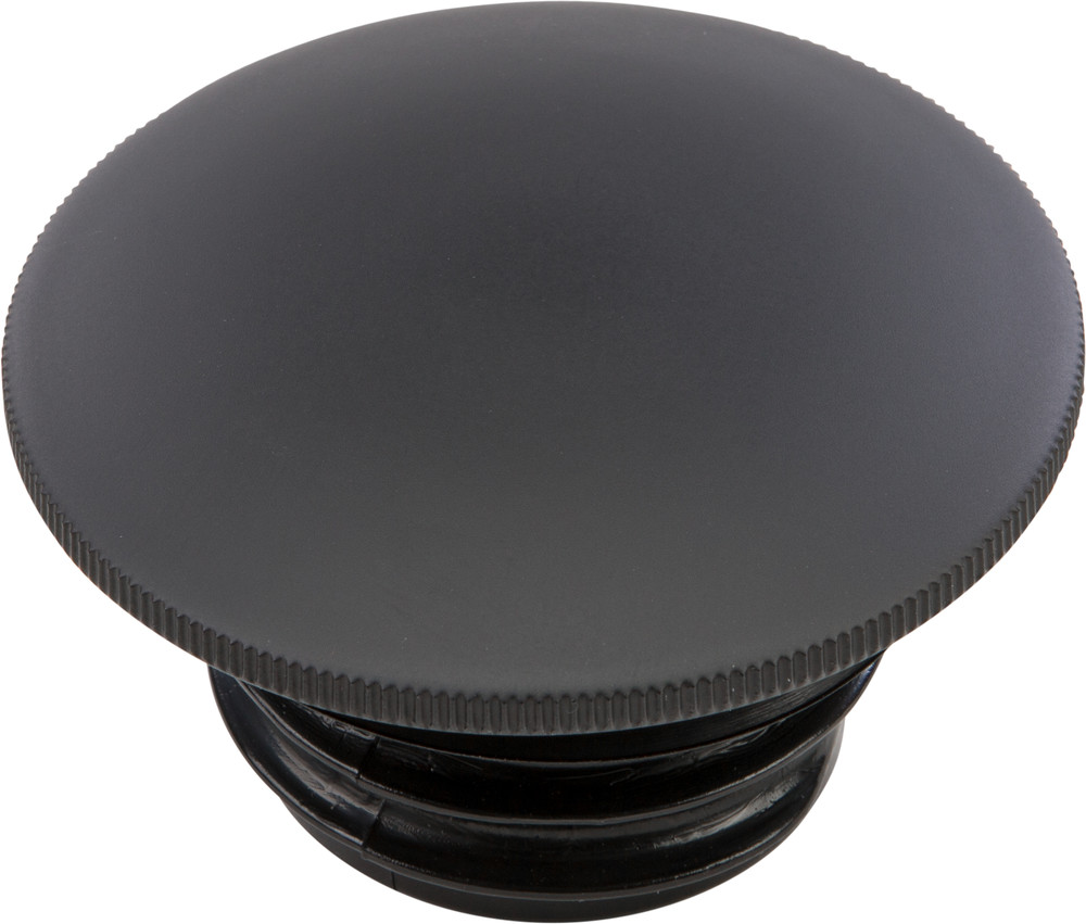 Harddrive Gas Cap Screw-In Smooth Non-Vented Matte Black `96-25