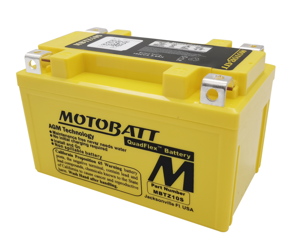 MOTOBATT BATTERY MBTZ10S SEALED FACTORY ACTIVATED