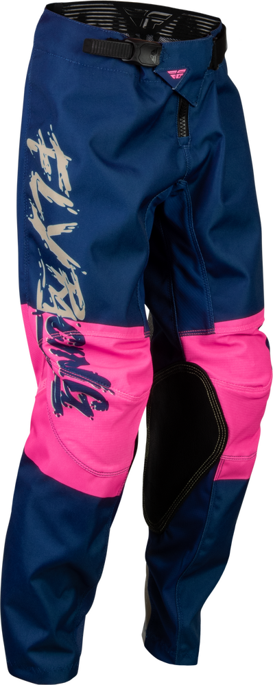 YOUTH KINETIC KHAOS PANTS PINK/NAVY/TAN SZ 18