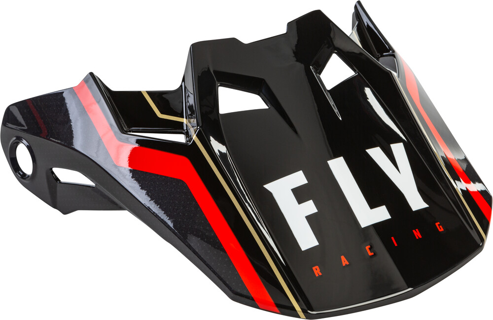 FORMULA CARBON AXON HELMET VISOR BLACK/RED XL-2X
