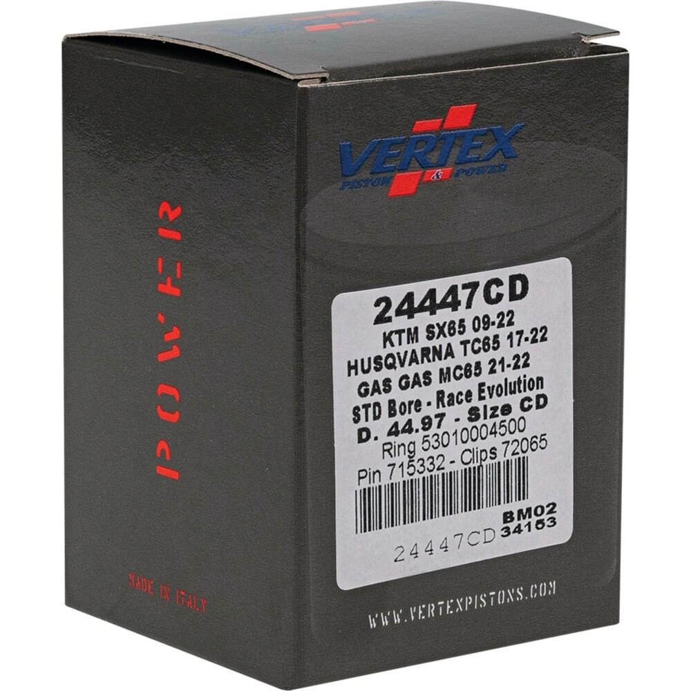 VERTEX PISTON KIT CAST RACE EVOLUTION 44.97/STD KTM / HUSQ / GAS
