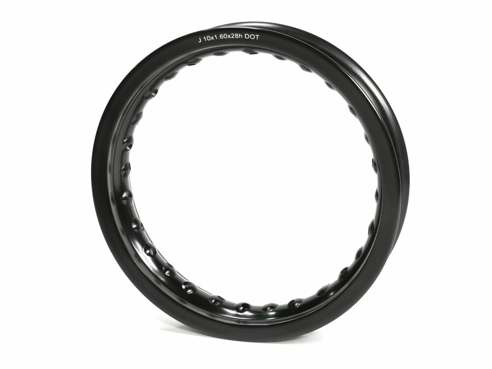 BBR Rim — Aluminum 10"X1.60"X28H Black