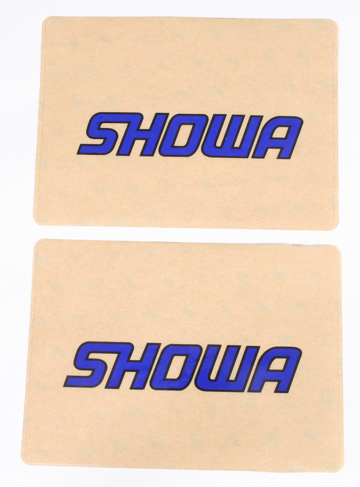 D-COR UPPER FORK DECAL SHOWA BLUE