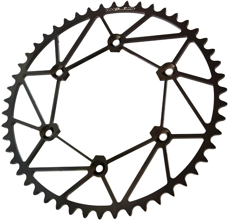 REAR  SPROCKET  CHROMOLY 48T-428 BLACK K/G/H