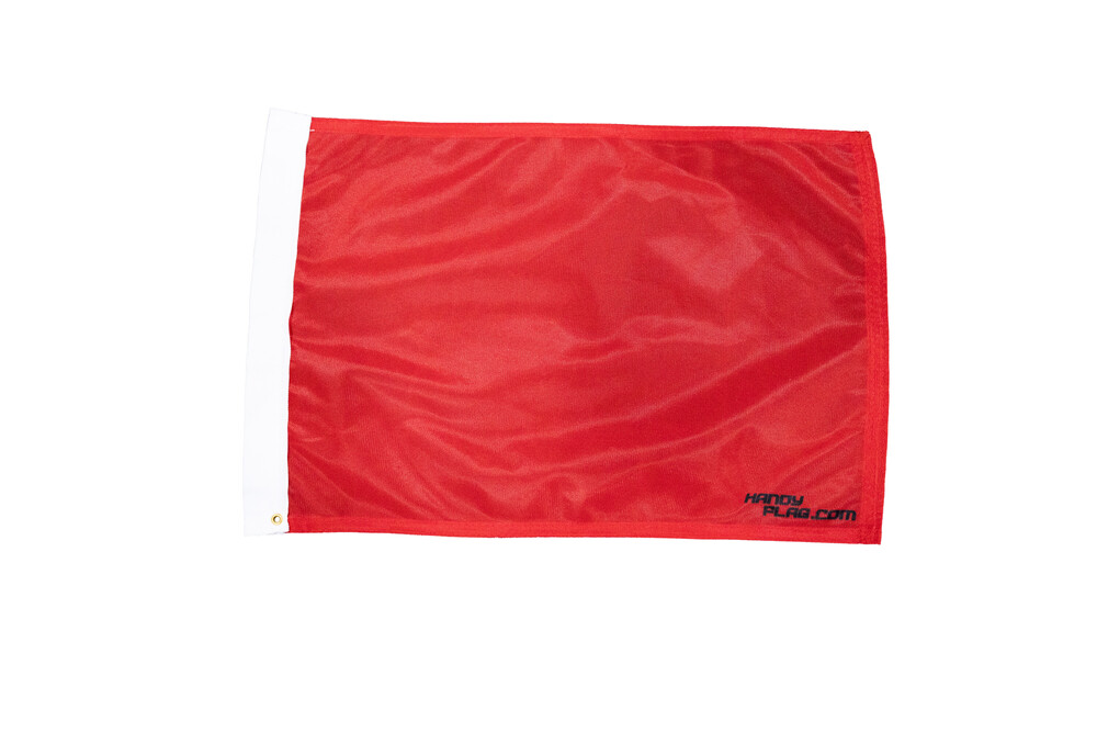 Handy Flag Whip Flags — Red