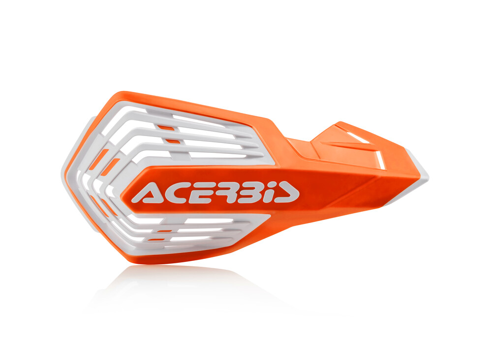 ACERBIS X-FUTURE HANDGUARD ORANGE/WHITE